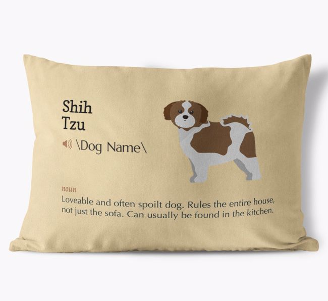 Definition: Personalized {breedFullName} Soft Touch Pillow